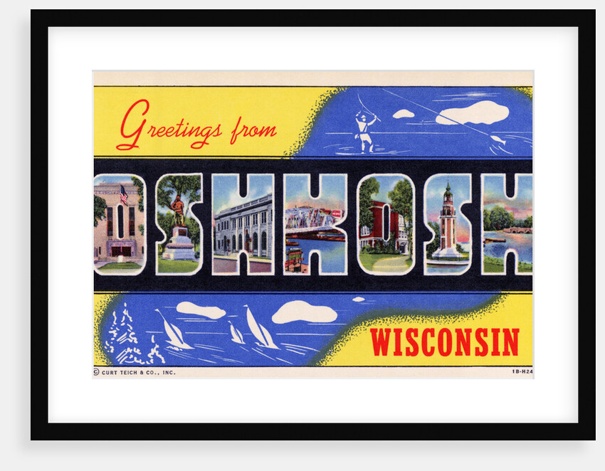 Greeting Card from Oshkosh, Wisconsin by Anonymous