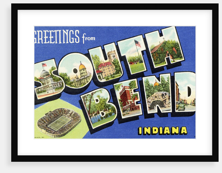 Greeting Card from South Bend, Indiana by Anonymous
