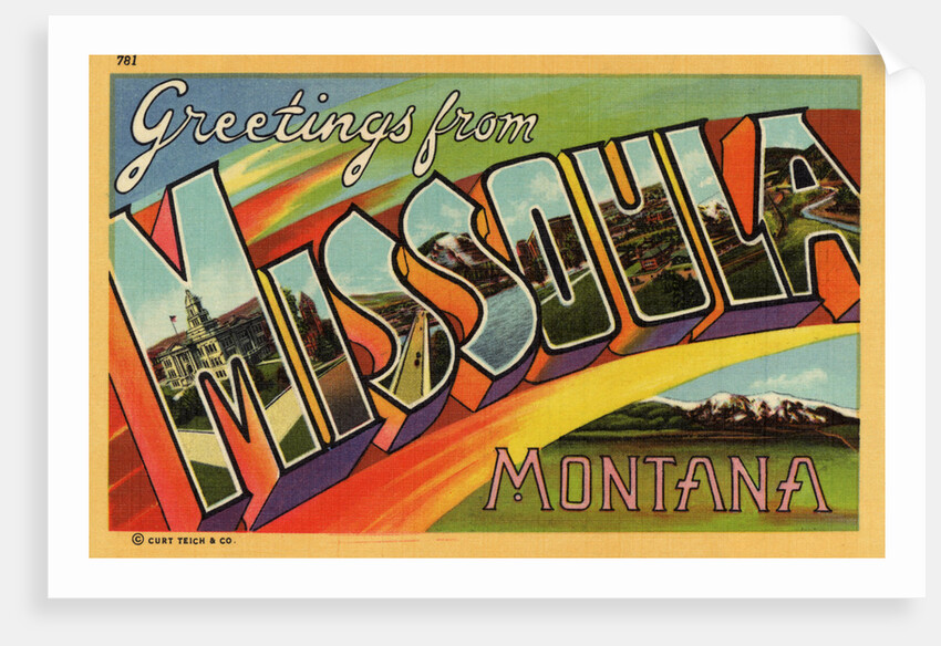Greeting Card from Missoula, Montana by Anonymous