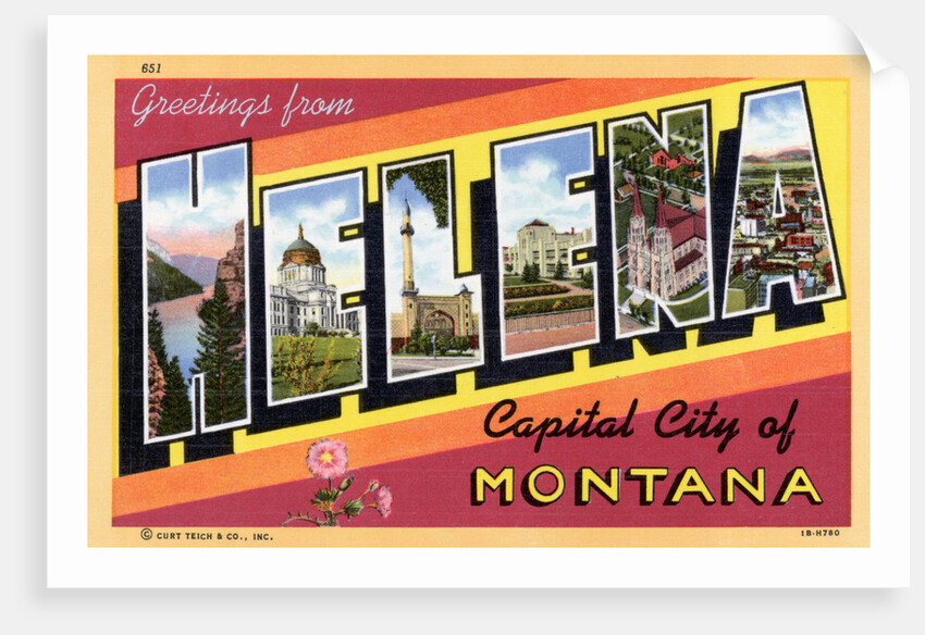 Greeting Card from Helena, Montana by Anonymous
