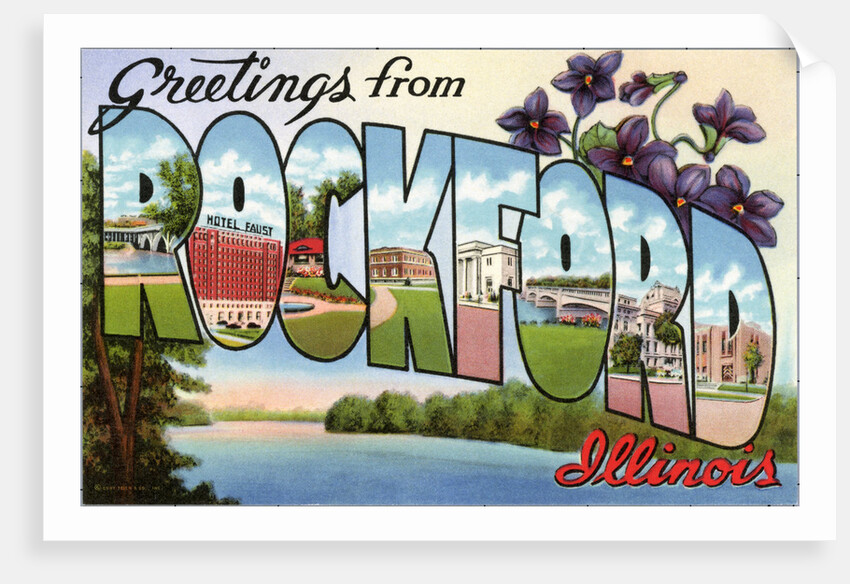 Greeting Card from Rockford, Illinois by Anonymous