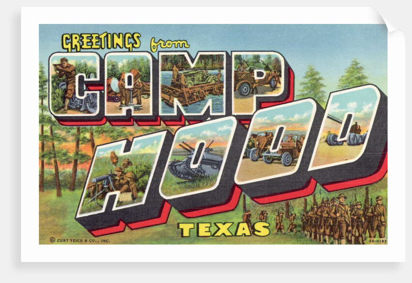 Greeting Card from Camp Hood, Texas by Anonymous