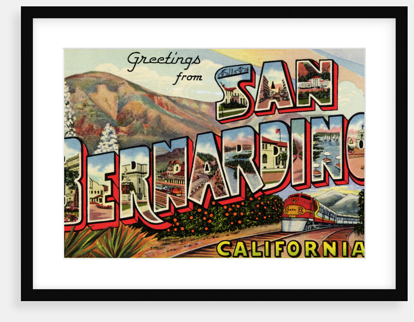 Greeting Card from San Bernardino, California by Anonymous