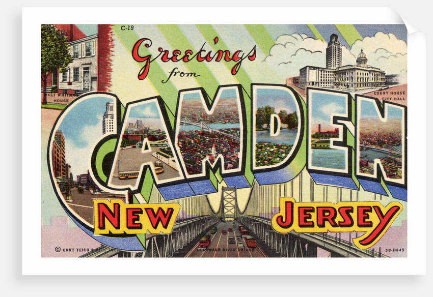 Greeting Card from Camden, New Jersey by Anonymous
