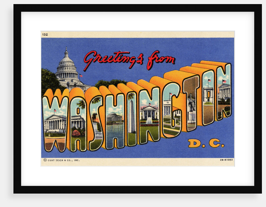 Greeting Card from Washington D.C. by Anonymous