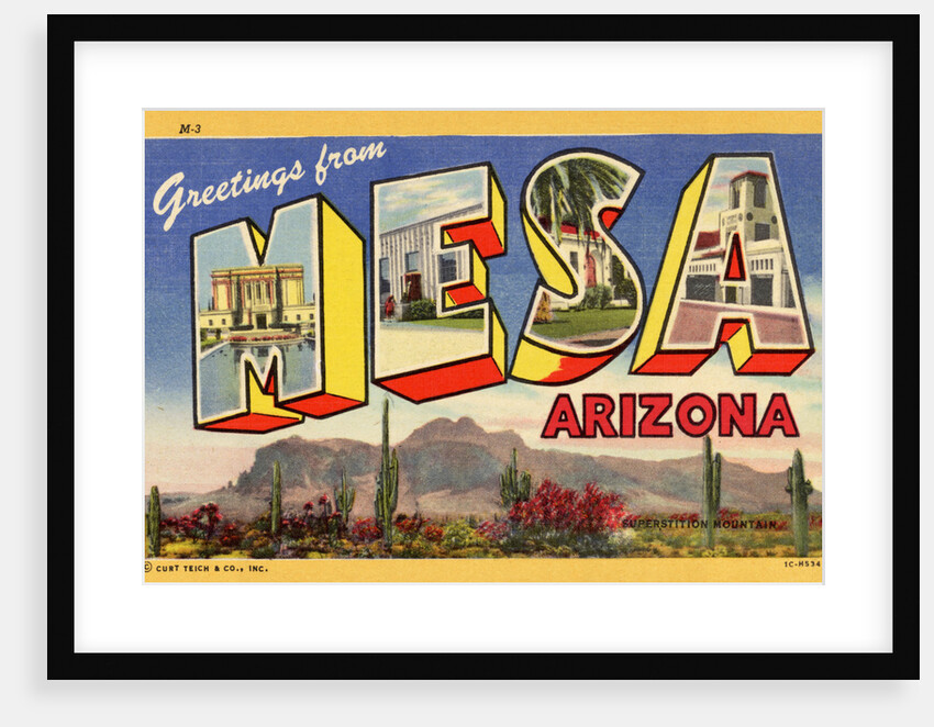 Greeting Card from Mesa, Arizona by Anonymous