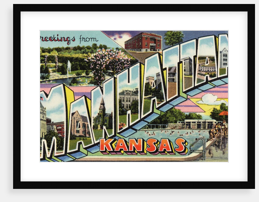 Greeting Card from Manhattan, Kansas by Anonymous