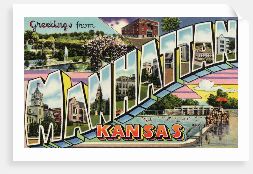 Greeting Card from Manhattan, Kansas by Anonymous