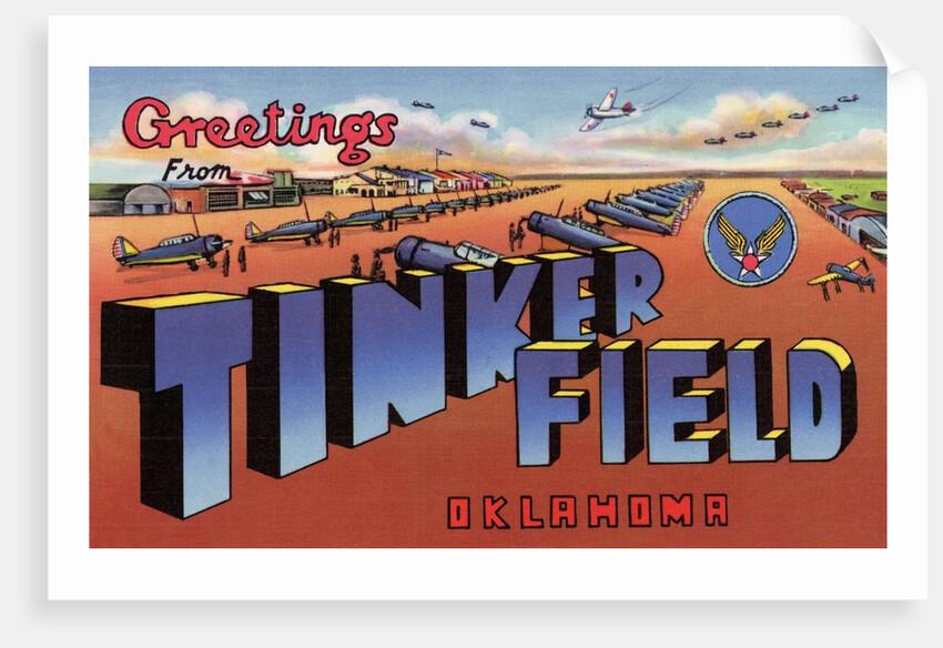 Greeting Card from Tinker Field, Oklahoma by Anonymous