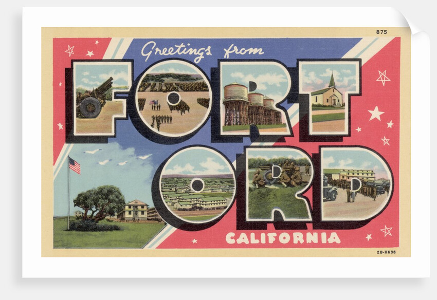 Greeting Card from Fort Ord, California by Anonymous