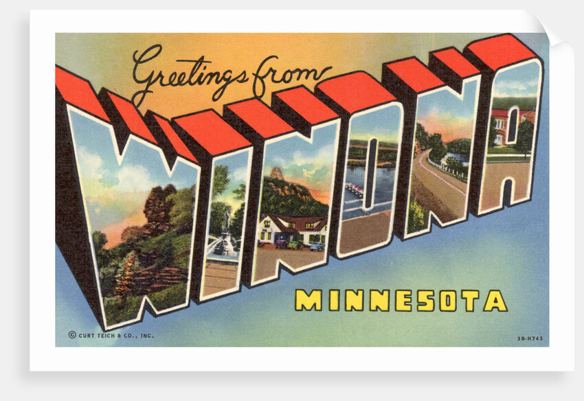 Greeting Card from Winona, Minnesota by Anonymous