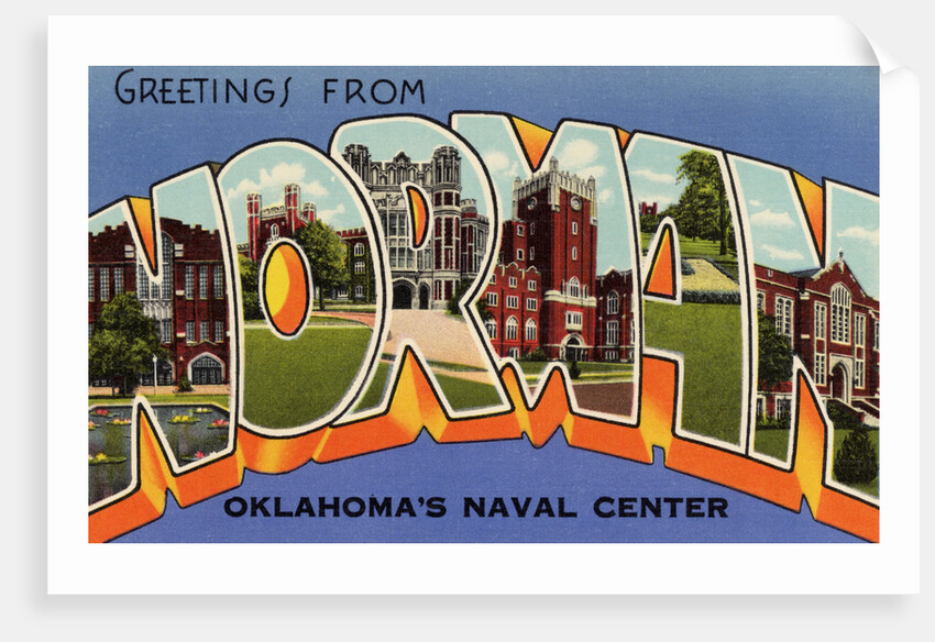 Greeting Card from Norman, Oklahoma by Anonymous