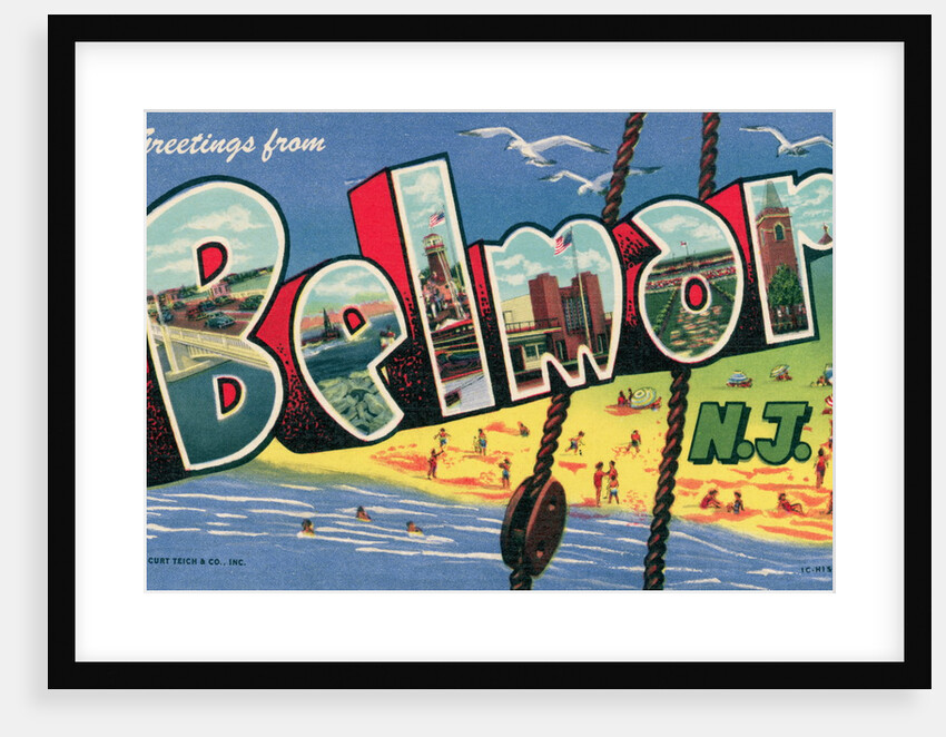 Greeting Card from Belmar, New Jersey by Anonymous