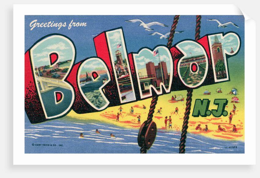 Greeting Card from Belmar, New Jersey by Anonymous