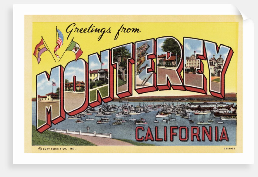 Greeting Card from Monterey, California by Anonymous