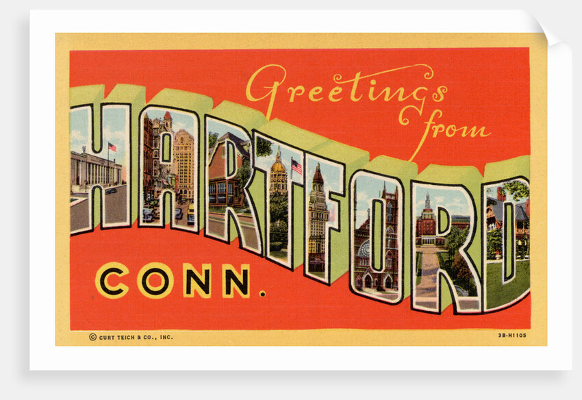 Greeting Card from Hartford, Connecticut by Anonymous