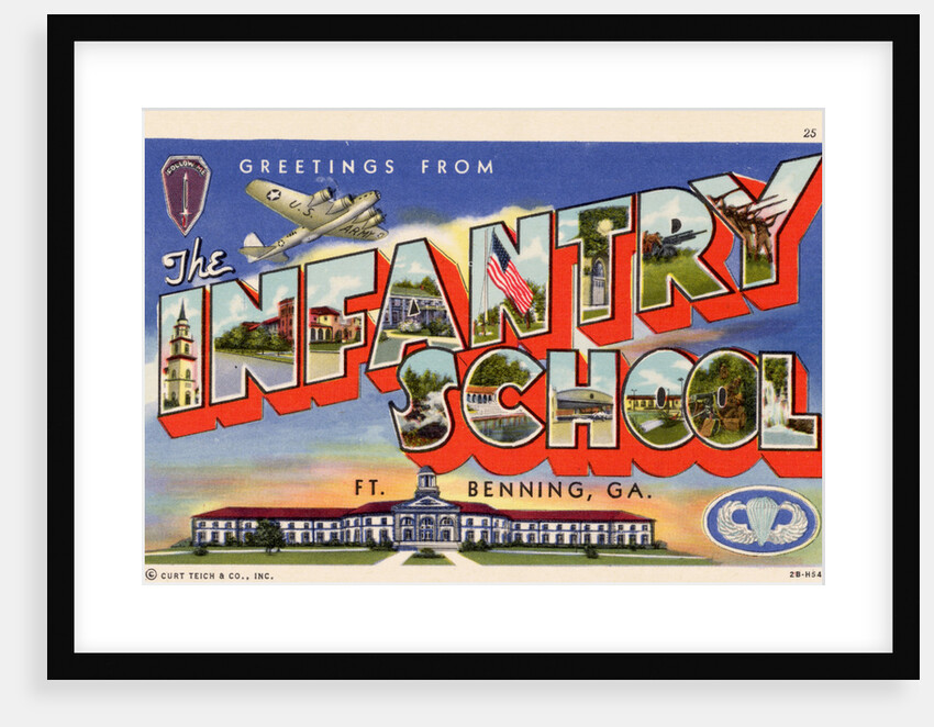 Greeting Card from Ft. Benning Infantry School by Anonymous