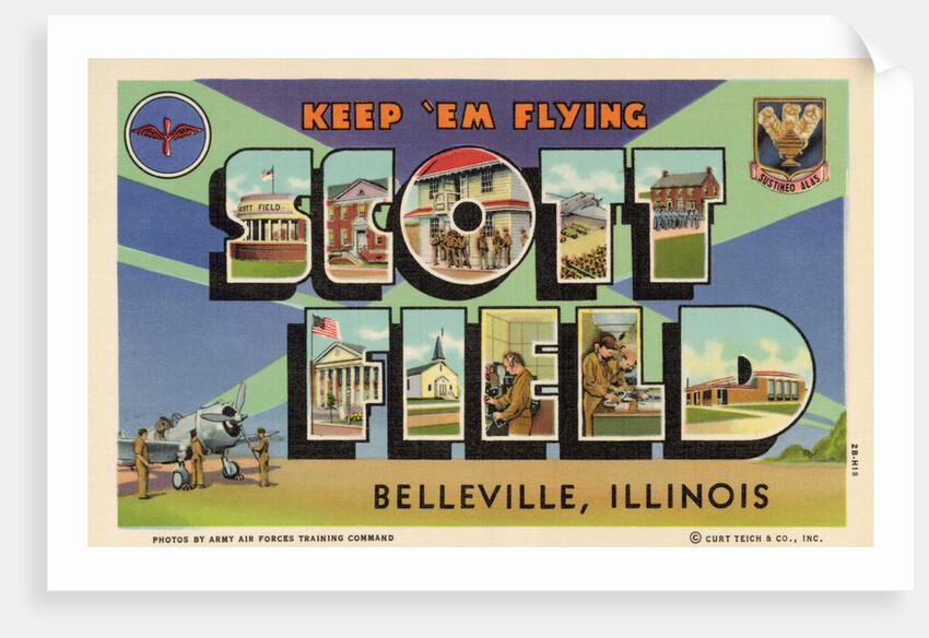 Greeting Card from Scott Field by Anonymous
