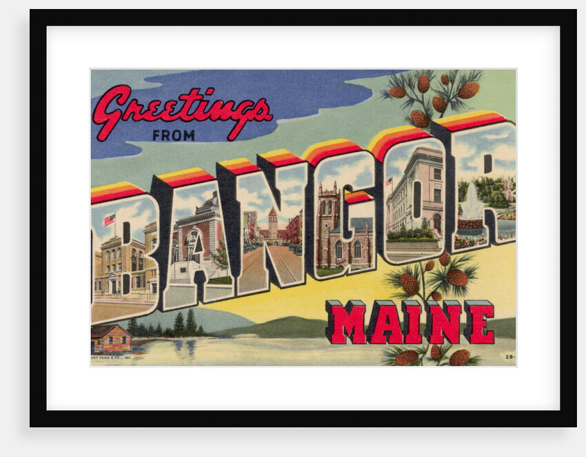 Greeting Card from Bangor, Maine by Anonymous