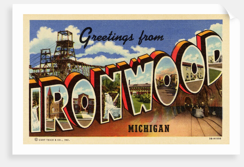 Greeting Card from Ironwood, Michigan by Anonymous