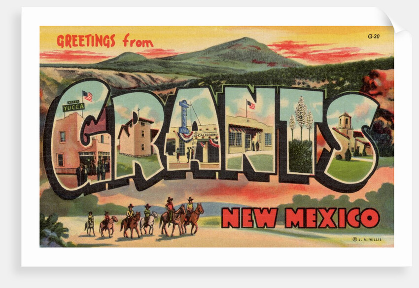 Greeting Card from Grants, New Mexico by Anonymous