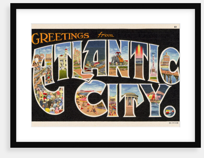 Greeting Card from Atlantic City, New Jersey by Anonymous