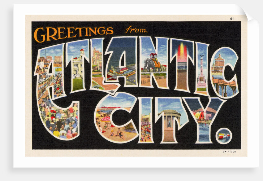 Greeting Card from Atlantic City, New Jersey by Anonymous