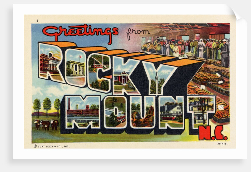 Greeting Card from Rocky Mount, North Carolina by Anonymous