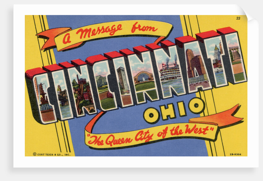 Greeting Card from Cincinnati, Ohio by Anonymous