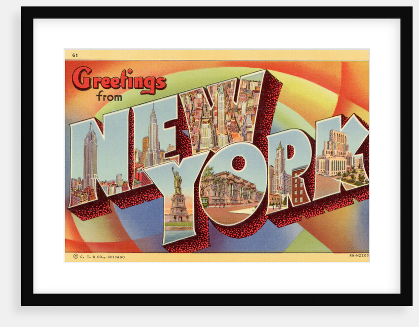 Greeting Card from New York by Anonymous