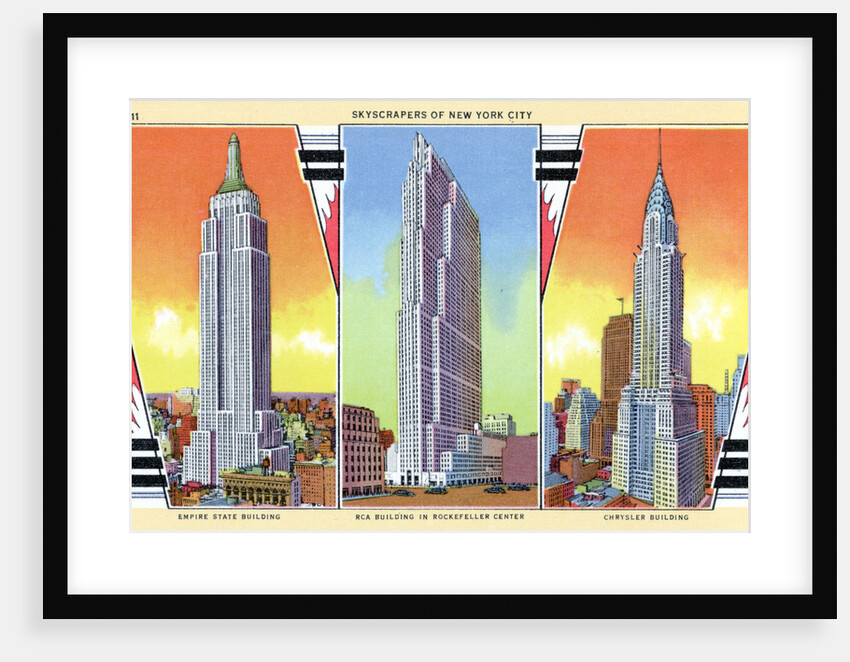 Prominent Skyscrapers of New York by Anonymous