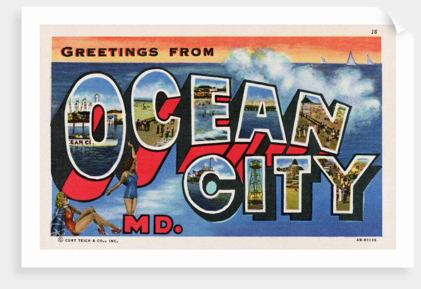 Greeting Card from Ocean City, Maryland by Anonymous