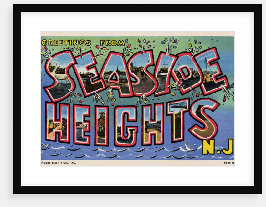 Greeting Card from Seaside Heights, New Jersey by Anonymous