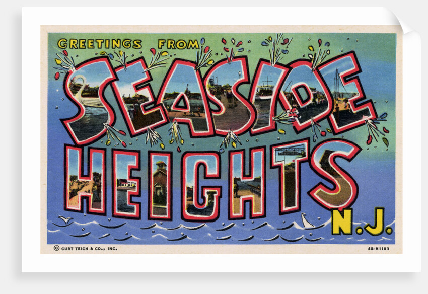 Greeting Card from Seaside Heights, New Jersey by Anonymous