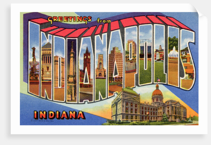 Greeting Card from Indianapolis, Indiana by Anonymous