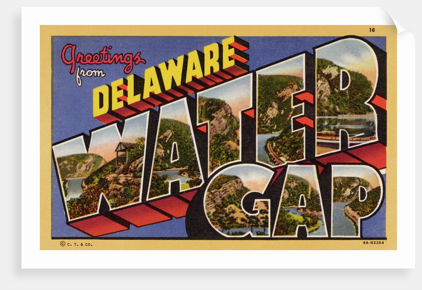 Greeting Card from Delaware Water Gap by Anonymous