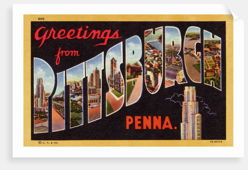 Greeting Card from Pittsburgh, Pennsylvania by Anonymous