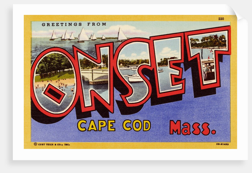 Greeting Card from Onset, Massachusetts by Anonymous
