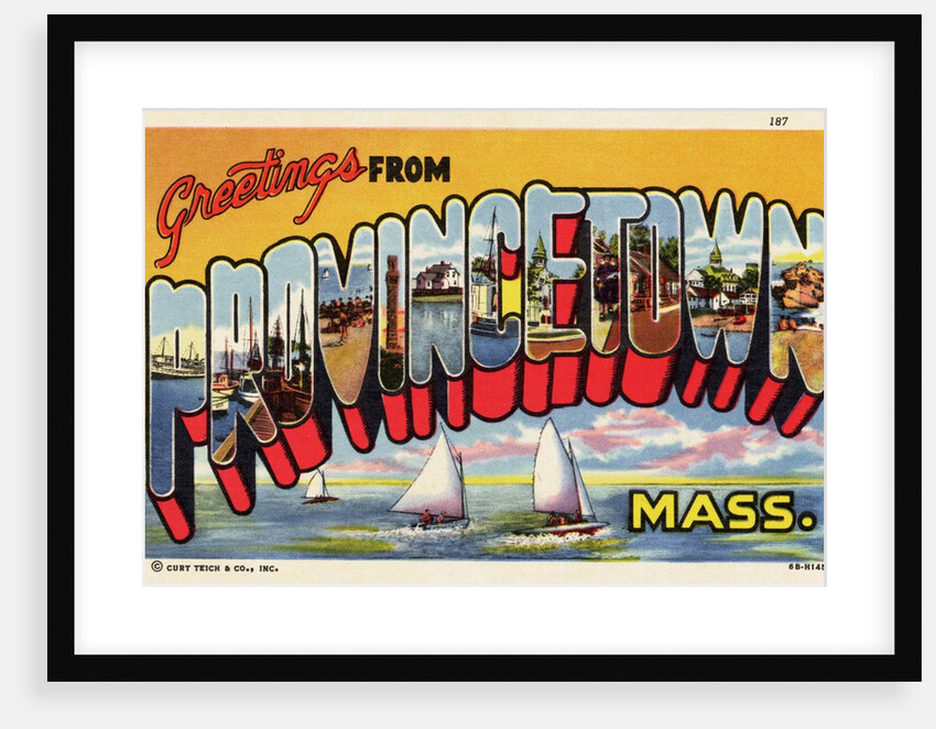 Greeting Card from Provincetown, Massachusetts by Anonymous