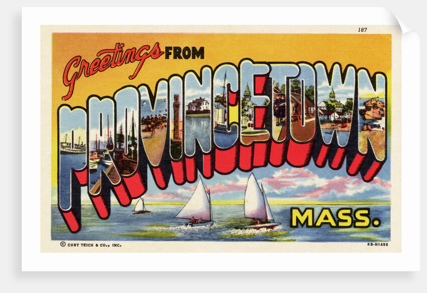 Greeting Card from Provincetown, Massachusetts by Anonymous