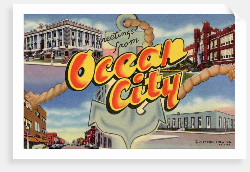 Greeting Card from Ocean City, New Jersey by Anonymous