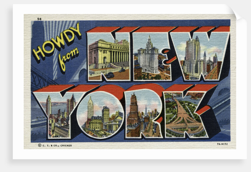 Greeting Card from New York by Anonymous