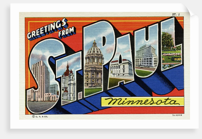 Greeting Card from St. Paul, Minnesota by Anonymous