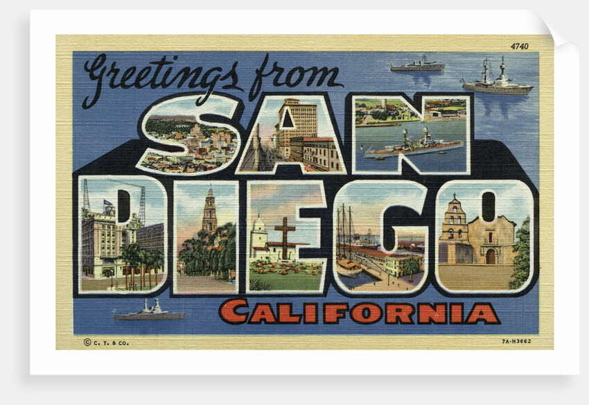 Greeting Card from San Diego, California by Anonymous