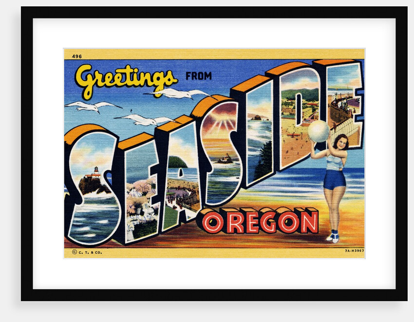 Greeting Card from Seaside, Oregon by Anonymous
