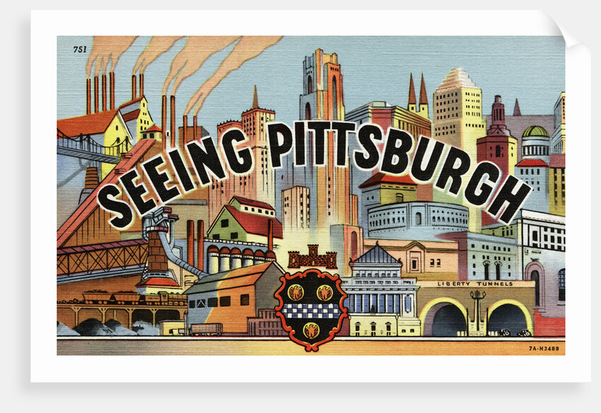 Greeting Card from Pittsburgh, Pennsylvania by Anonymous
