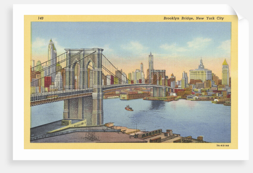 Brooklyn Bridge by Anonymous