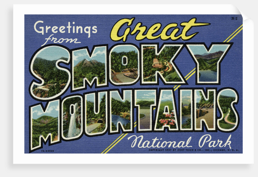 Greeting Card from Great Smoky Mountains National Park by Anonymous