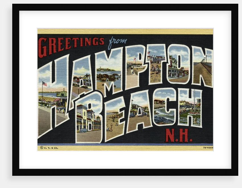 Greeting Card from Hampton Beach, New Hampshire by Anonymous