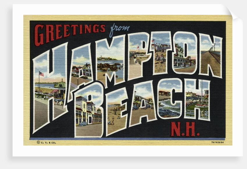 Greeting Card from Hampton Beach, New Hampshire by Anonymous